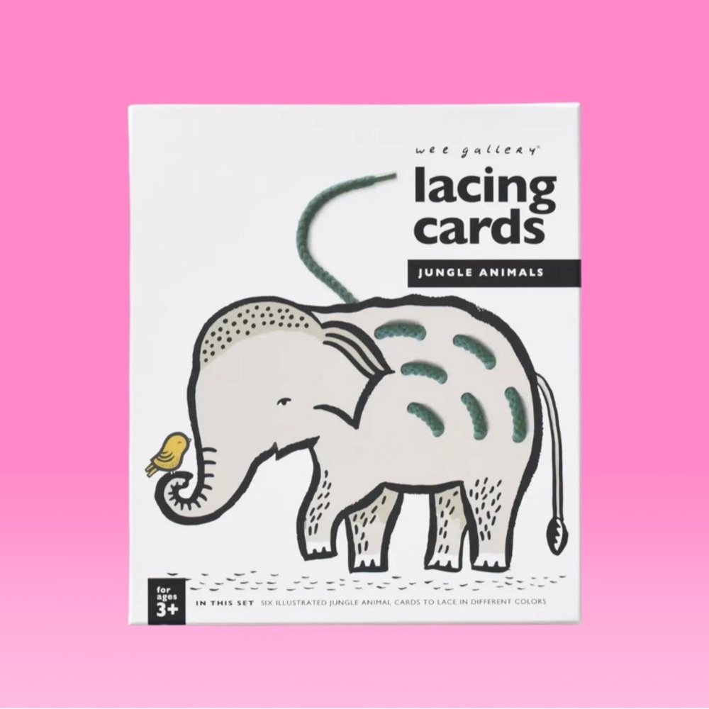 Lacing cards | jungle animals
